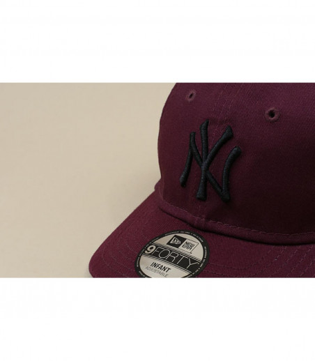 Cappellino NY bordeaux